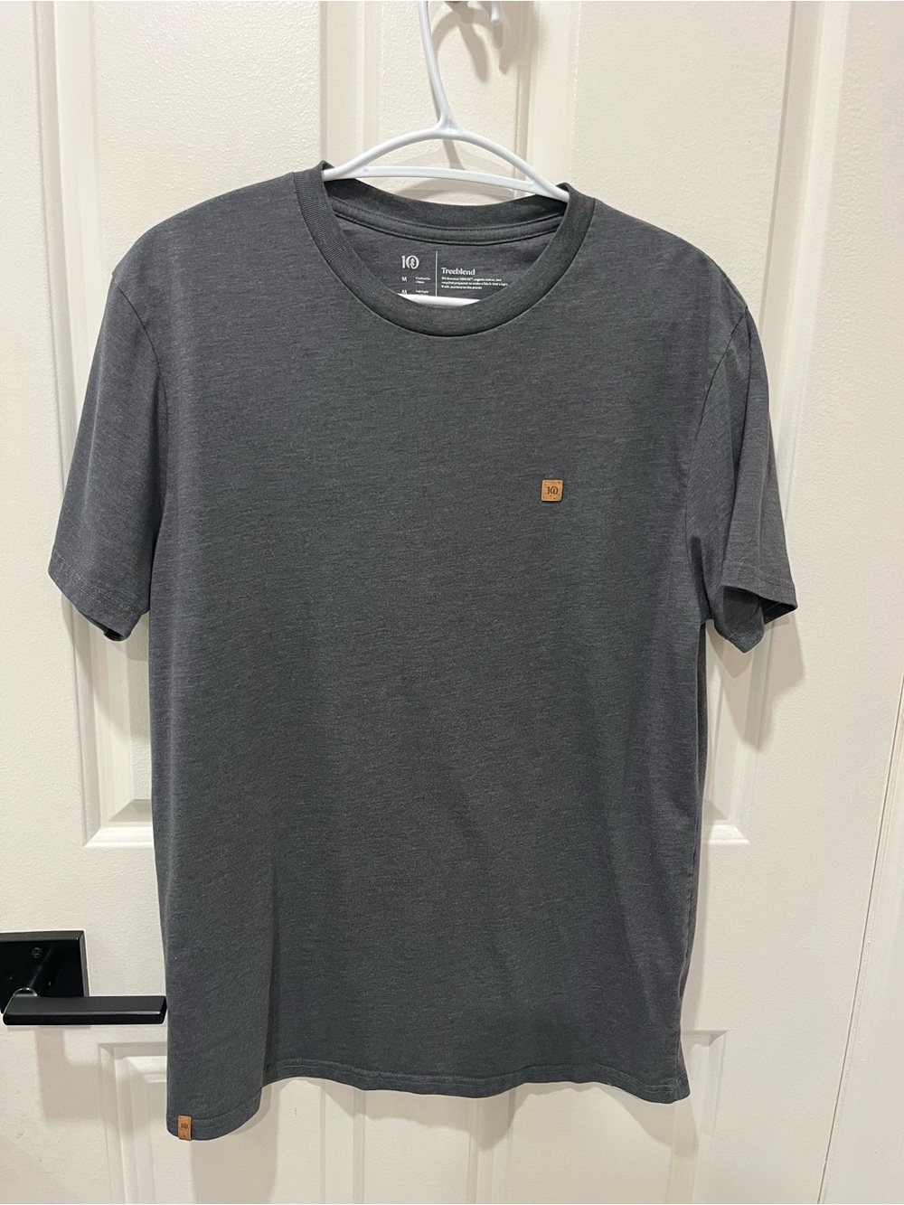 Men's Charcoal Crew Neck T-Shirt